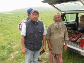 Con un pastore nomade in TAJIKISTAN